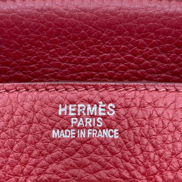 Hermes Birkin Togo 35 Red/Silver - Picture 10 of 10